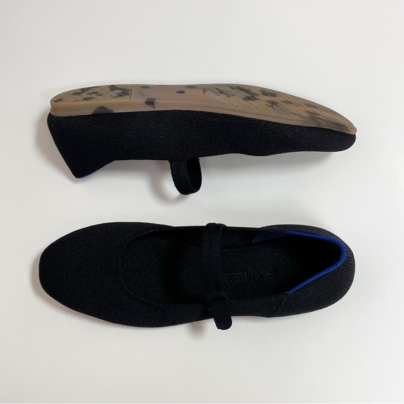 Rothy's The Square Mary Jane Flats in Black - Picture 3 of 5
